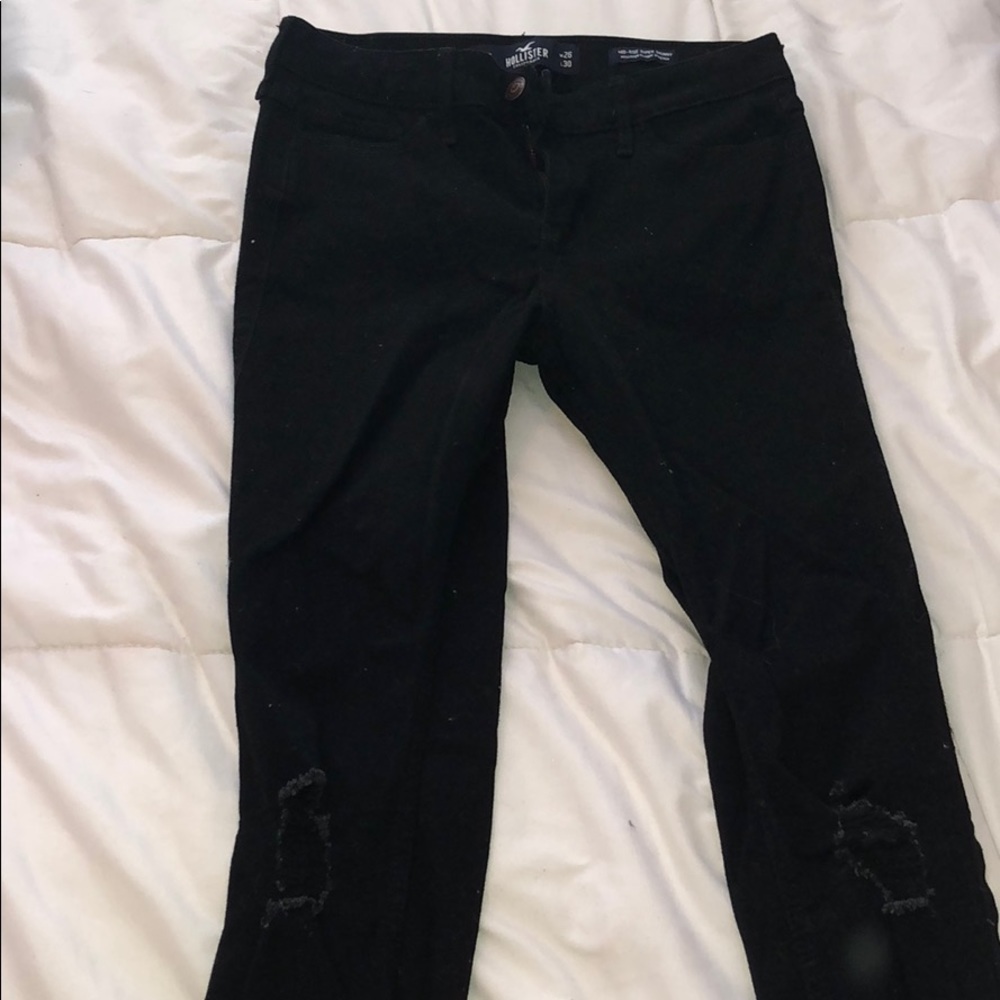 black skinny jeans